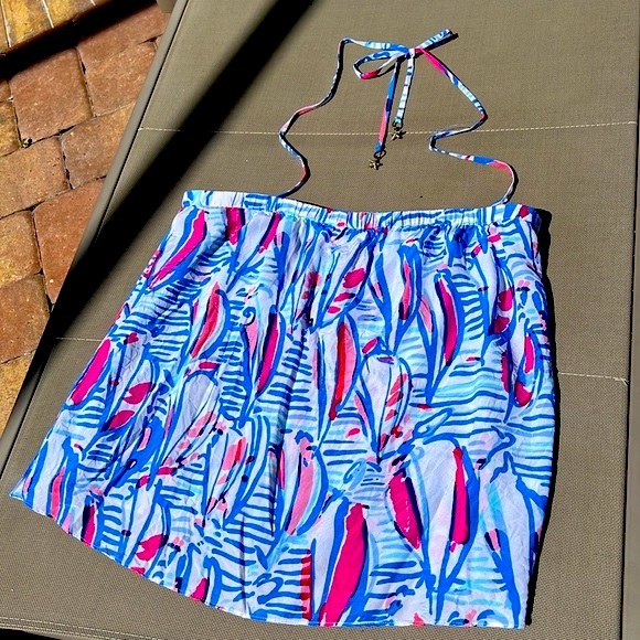 Lilly Pulitzer Lei Lei Silk Halter Top - Picture 4 of 9